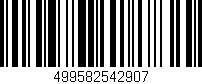 Código de barras (EAN, GTIN, SKU, ISBN): '499582542907'
