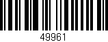 Código de barras (EAN, GTIN, SKU, ISBN): '49961'