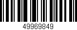 Código de barras (EAN, GTIN, SKU, ISBN): '49969849'