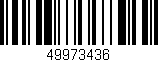 Código de barras (EAN, GTIN, SKU, ISBN): '49973436'