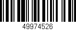 Código de barras (EAN, GTIN, SKU, ISBN): '49974526'