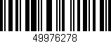 Código de barras (EAN, GTIN, SKU, ISBN): '49976278'