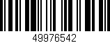 Código de barras (EAN, GTIN, SKU, ISBN): '49976542'