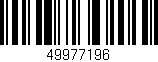Código de barras (EAN, GTIN, SKU, ISBN): '49977196'