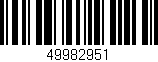 Código de barras (EAN, GTIN, SKU, ISBN): '49982951'