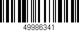 Código de barras (EAN, GTIN, SKU, ISBN): '49986341'