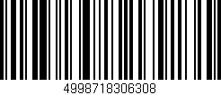 Código de barras (EAN, GTIN, SKU, ISBN): '4998718306308'
