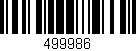 Código de barras (EAN, GTIN, SKU, ISBN): '499986'