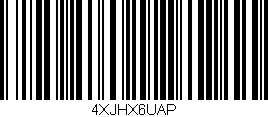 Código de barras (EAN, GTIN, SKU, ISBN): '4XJHX6UAP'