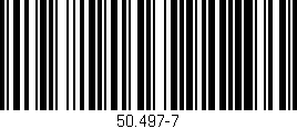 Código de barras (EAN, GTIN, SKU, ISBN): '50.497-7'