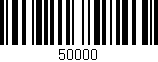 Código de barras (EAN, GTIN, SKU, ISBN): '50000'