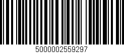 Código de barras (EAN, GTIN, SKU, ISBN): '5000002559297'
