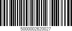 Código de barras (EAN, GTIN, SKU, ISBN): '5000002620027'