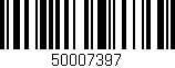 Código de barras (EAN, GTIN, SKU, ISBN): '50007397'