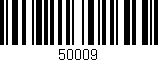 Código de barras (EAN, GTIN, SKU, ISBN): '50009'