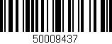 Código de barras (EAN, GTIN, SKU, ISBN): '50009437'