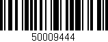 Código de barras (EAN, GTIN, SKU, ISBN): '50009444'