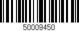 Código de barras (EAN, GTIN, SKU, ISBN): '50009450'