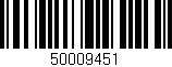 Código de barras (EAN, GTIN, SKU, ISBN): '50009451'