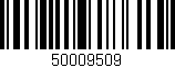 Código de barras (EAN, GTIN, SKU, ISBN): '50009509'