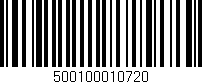 Código de barras (EAN, GTIN, SKU, ISBN): '500100010720'