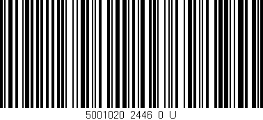 Código de barras (EAN, GTIN, SKU, ISBN): '5001020_2446_0_U'