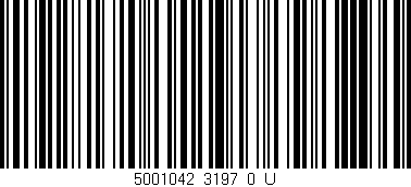 Código de barras (EAN, GTIN, SKU, ISBN): '5001042_3197_0_U'