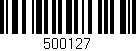 Código de barras (EAN, GTIN, SKU, ISBN): '500127'