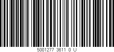 Código de barras (EAN, GTIN, SKU, ISBN): '5001277_3611_0_U'