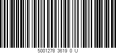 Código de barras (EAN, GTIN, SKU, ISBN): '5001278_3619_0_U'