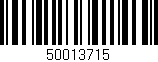 Código de barras (EAN, GTIN, SKU, ISBN): '50013715'