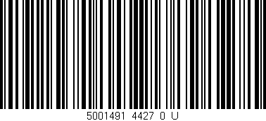 Código de barras (EAN, GTIN, SKU, ISBN): '5001491_4427_0_U'