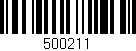 Código de barras (EAN, GTIN, SKU, ISBN): '500211'