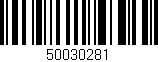 Código de barras (EAN, GTIN, SKU, ISBN): '50030281'