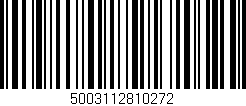 Código de barras (EAN, GTIN, SKU, ISBN): '5003112810272'