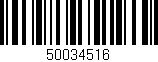 Código de barras (EAN, GTIN, SKU, ISBN): '50034516'