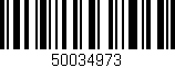 Código de barras (EAN, GTIN, SKU, ISBN): '50034973'