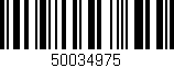 Código de barras (EAN, GTIN, SKU, ISBN): '50034975'