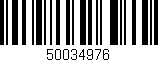 Código de barras (EAN, GTIN, SKU, ISBN): '50034976'
