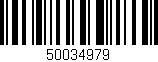 Código de barras (EAN, GTIN, SKU, ISBN): '50034979'