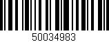 Código de barras (EAN, GTIN, SKU, ISBN): '50034983'