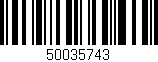 Código de barras (EAN, GTIN, SKU, ISBN): '50035743'