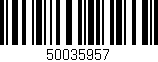 Código de barras (EAN, GTIN, SKU, ISBN): '50035957'