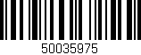 Código de barras (EAN, GTIN, SKU, ISBN): '50035975'