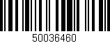 Código de barras (EAN, GTIN, SKU, ISBN): '50036460'