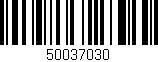 Código de barras (EAN, GTIN, SKU, ISBN): '50037030'