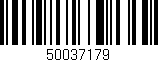 Código de barras (EAN, GTIN, SKU, ISBN): '50037179'