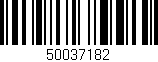 Código de barras (EAN, GTIN, SKU, ISBN): '50037182'