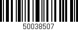 Código de barras (EAN, GTIN, SKU, ISBN): '50038507'