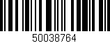 Código de barras (EAN, GTIN, SKU, ISBN): '50038764'